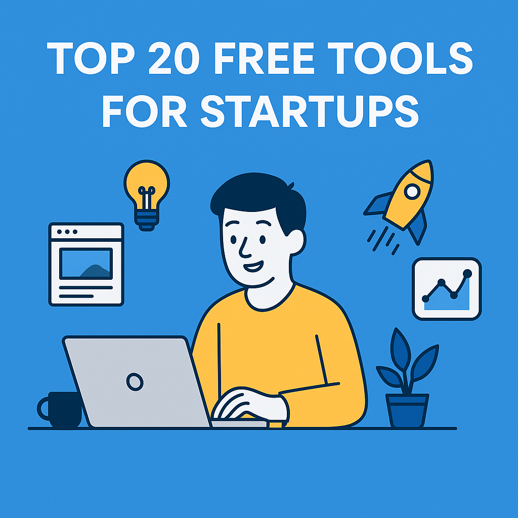 Free Tools for Startups: Top 20 Essential Picks for 2025