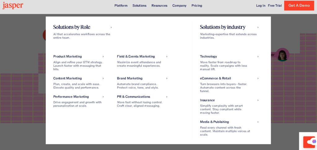Jasper AI interface – one of the top CopyAI alternatives