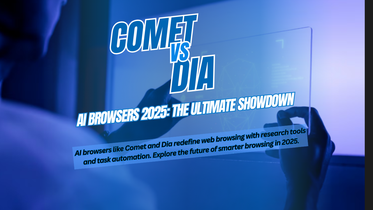 Comet vs Dia : Which is the Best AI Browser in 2025?