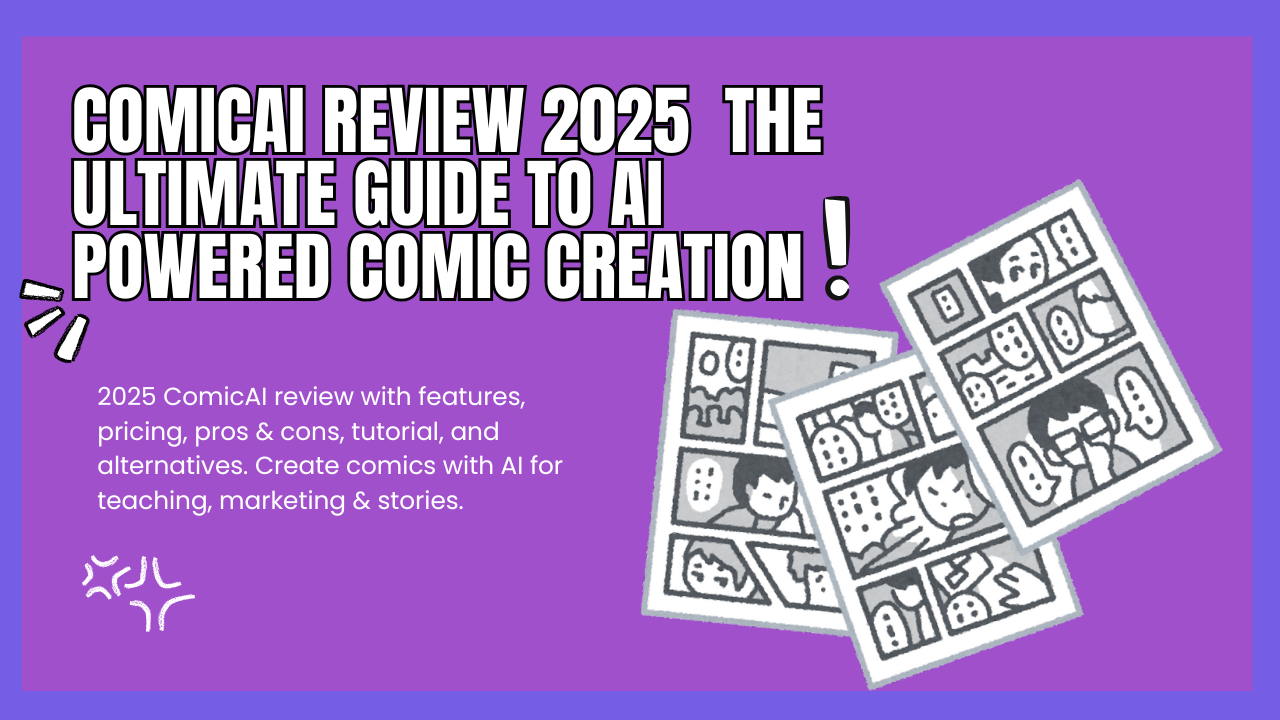 ComicAI Review 2025 – The Ultimate Guide to AI Powered Comic Creation