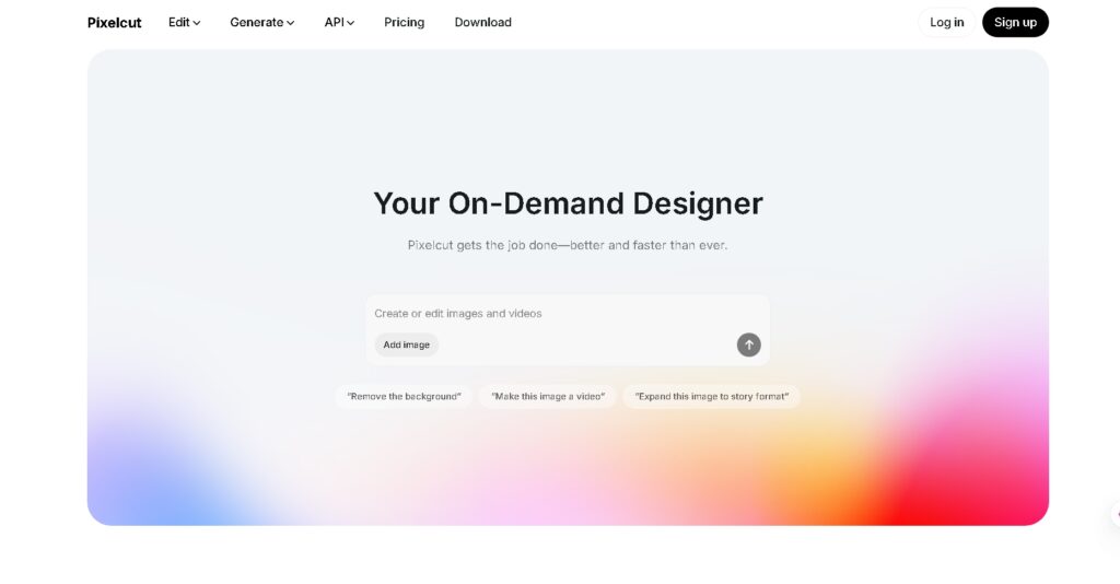 Pixelcut AI background remover app with clean subject isolation.
