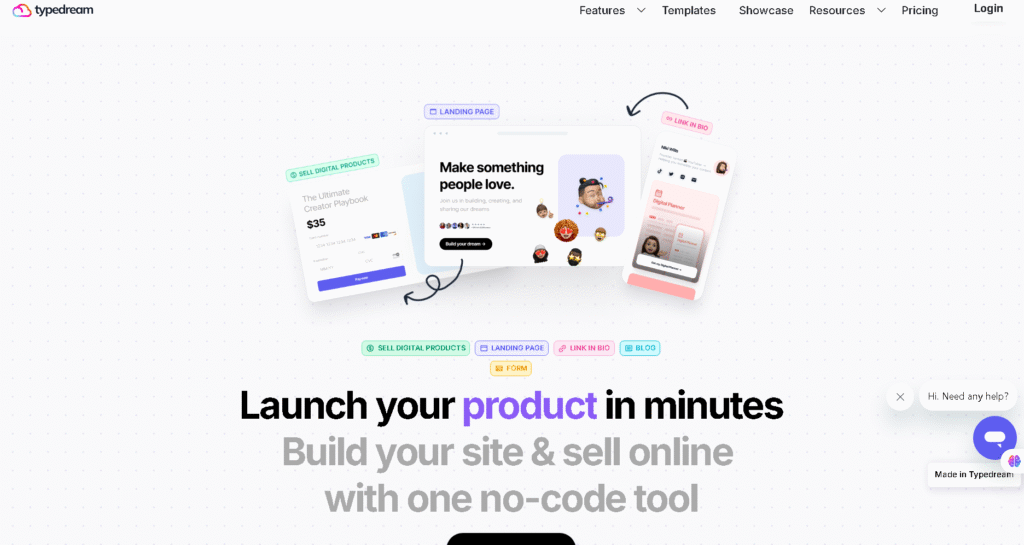 Typedream builder with code-like simplicity