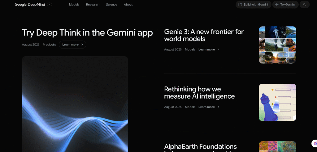 Google Genie 3 video generation UI