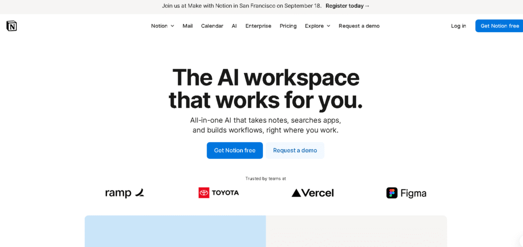 Notion AI automating project task assignments for a content team 2025