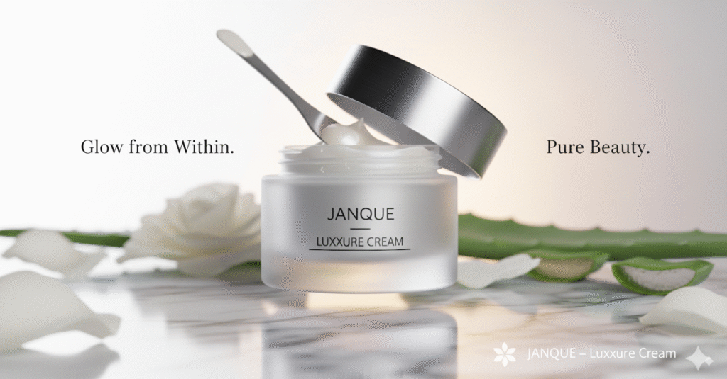 Realistic cream jar image created using Nano Banana AI