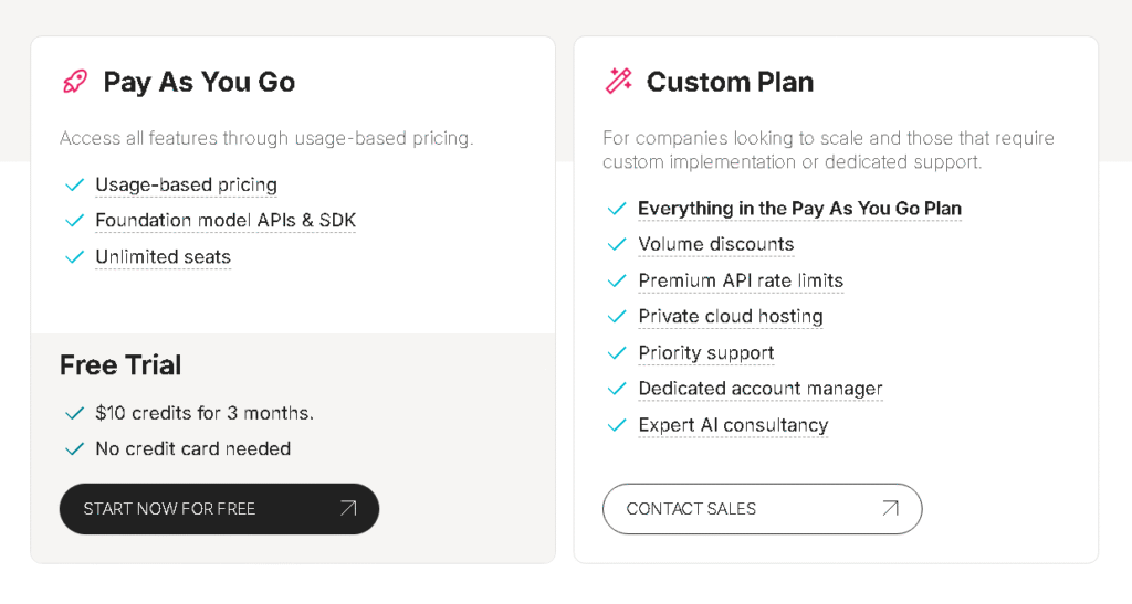 AI21 Labs Studio pricing for Jurassic models including free credits and affordable API tiers for open source LLM tools for startups.