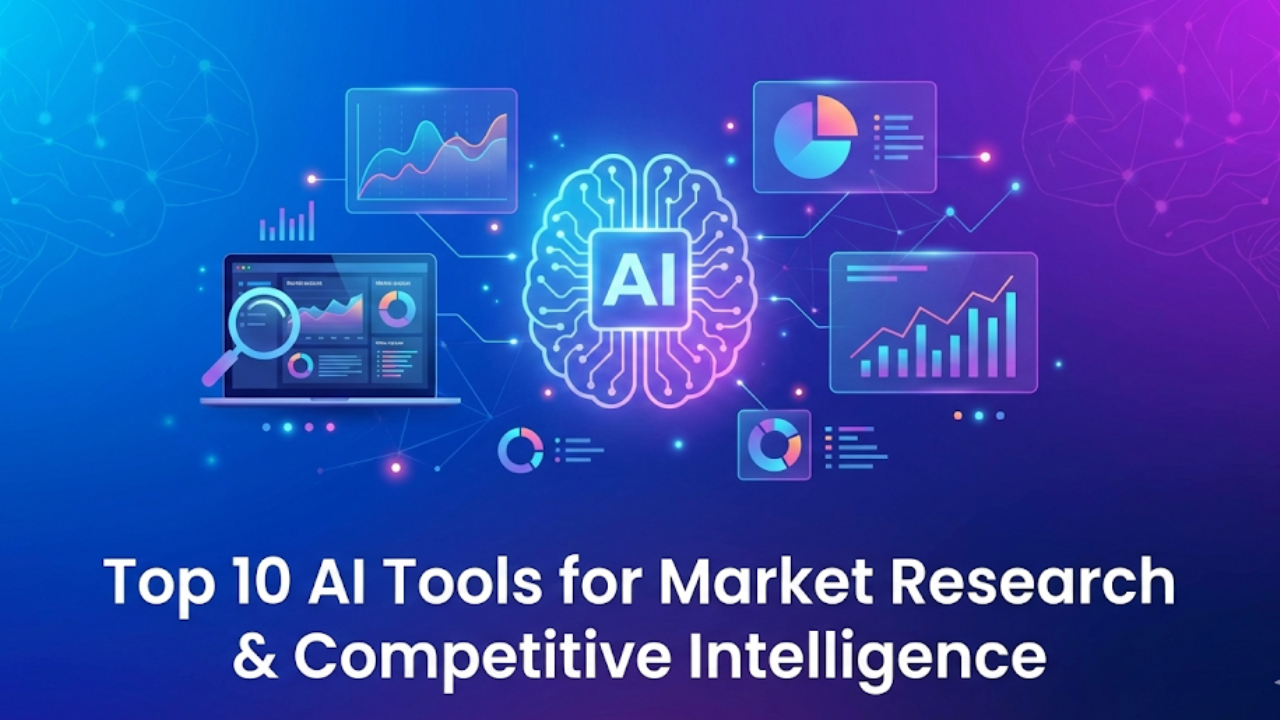 Top 10 AI Tools for Market Research & Competitive Intelligence (2025)