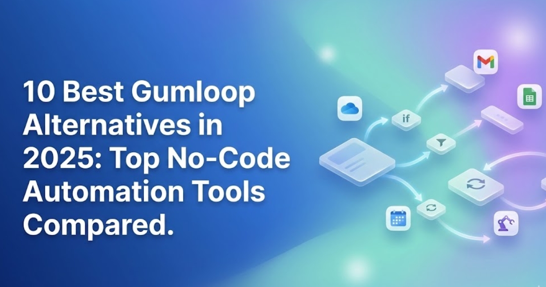 10 Best Gumloop Alternatives in 2025: No-Code Automation Tools Compared